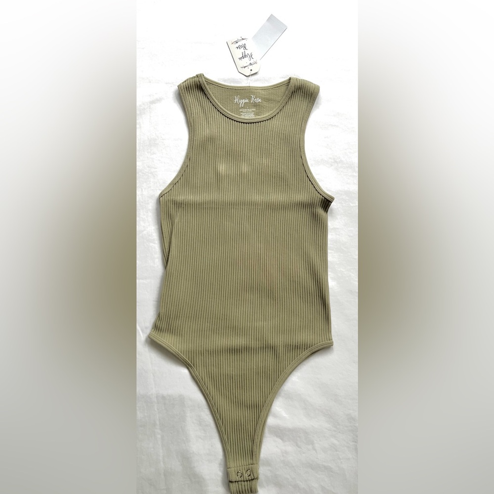 Hippie Rose Ribbed Bodysuit